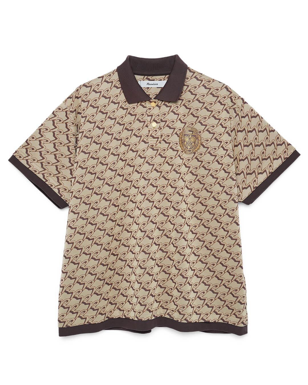 MONOGRAM LOOSE FIT POLO