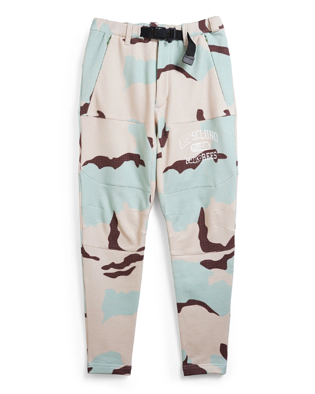 SLOWUP LOGO HEAVY TECH PANTS(PATTERN)