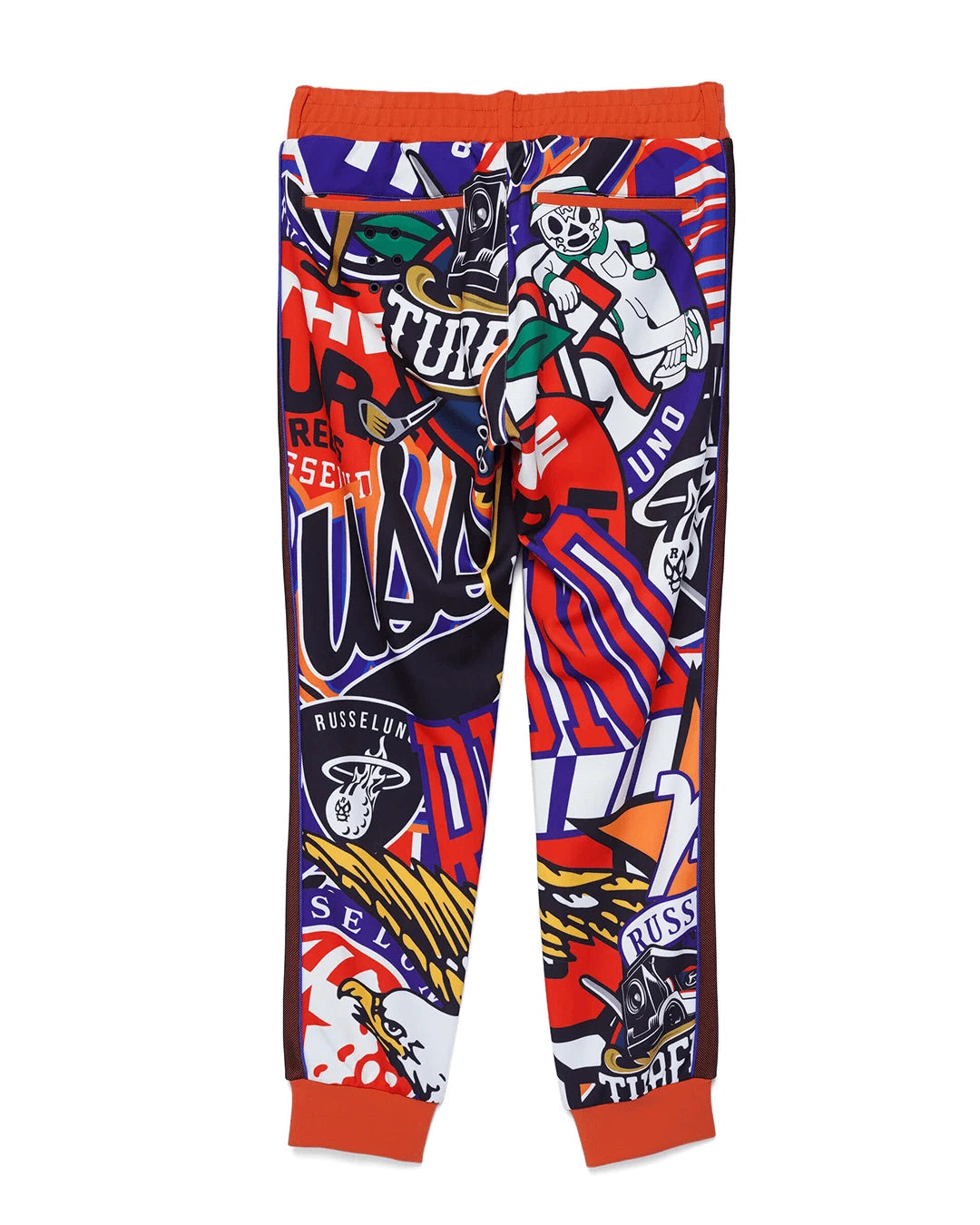 DRY TRACK PANTS(MULTI LOGO)