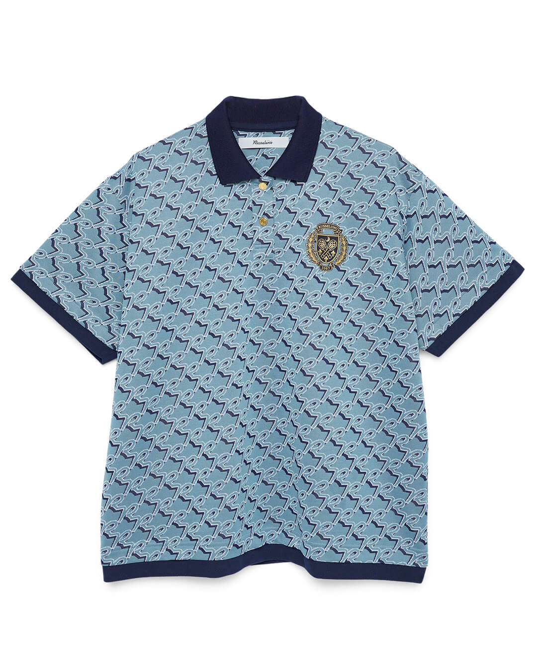 MONOGRAM LOOSE FIT POLO