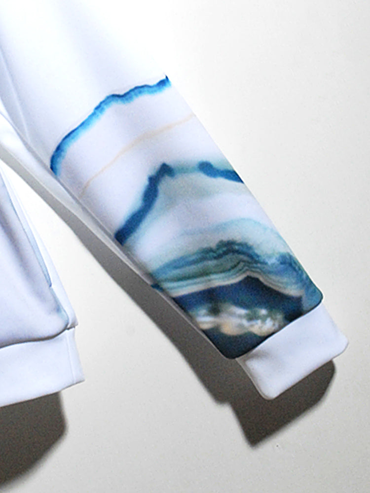 CROSS SECTION EMBOSS CREWNECK(MEN)