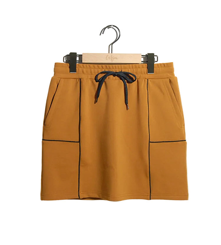 PIPING SWEAT SKIRT