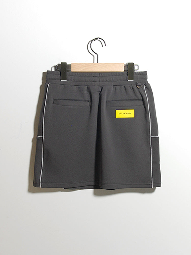 PIPING SWEAT SKIRT