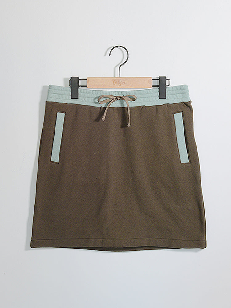 PANEL SWEAT SKIRT