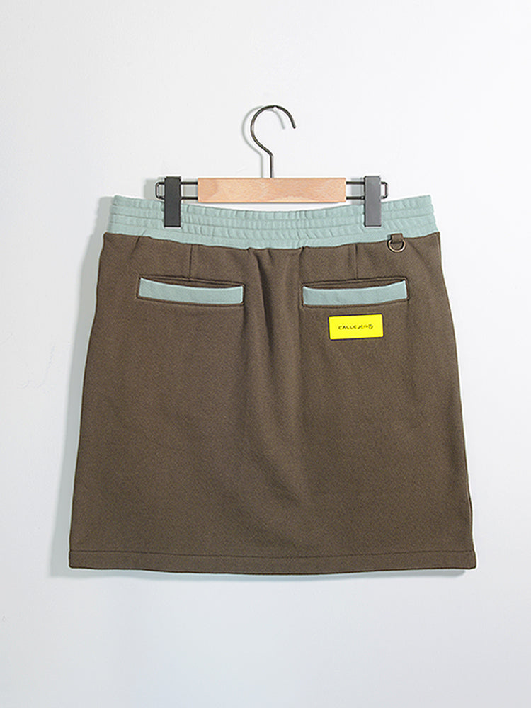 PANEL SWEAT SKIRT
