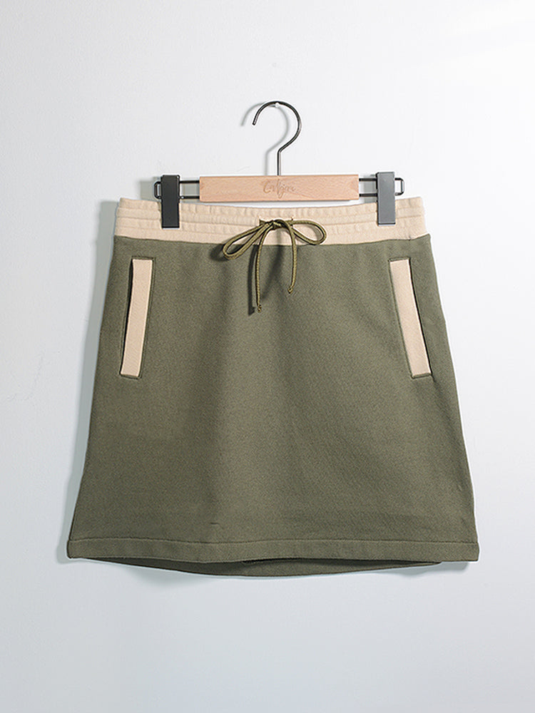 PANEL SWEAT SKIRT
