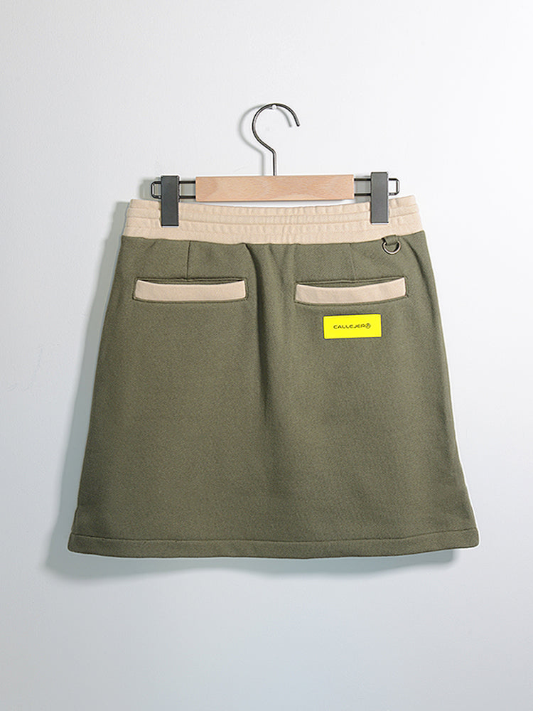 PANEL SWEAT SKIRT