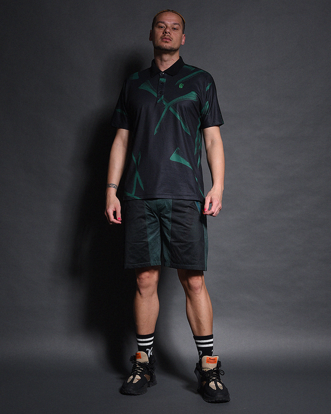 TEE PATTERN S/S POLO