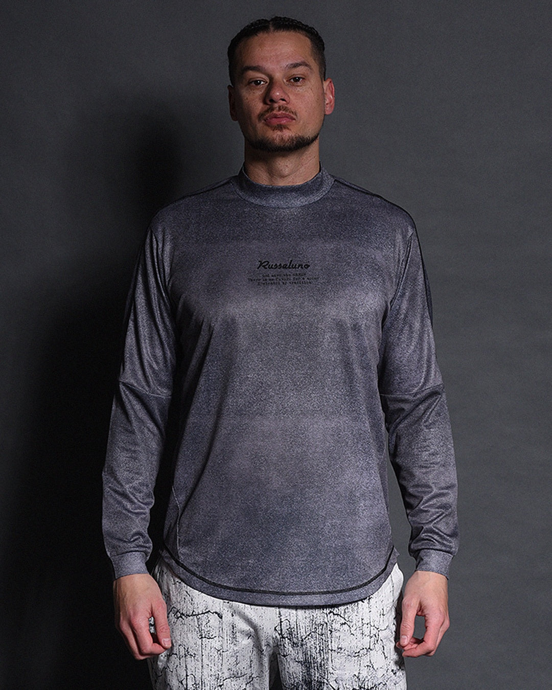 FADE L/S MOCKNECK TEE