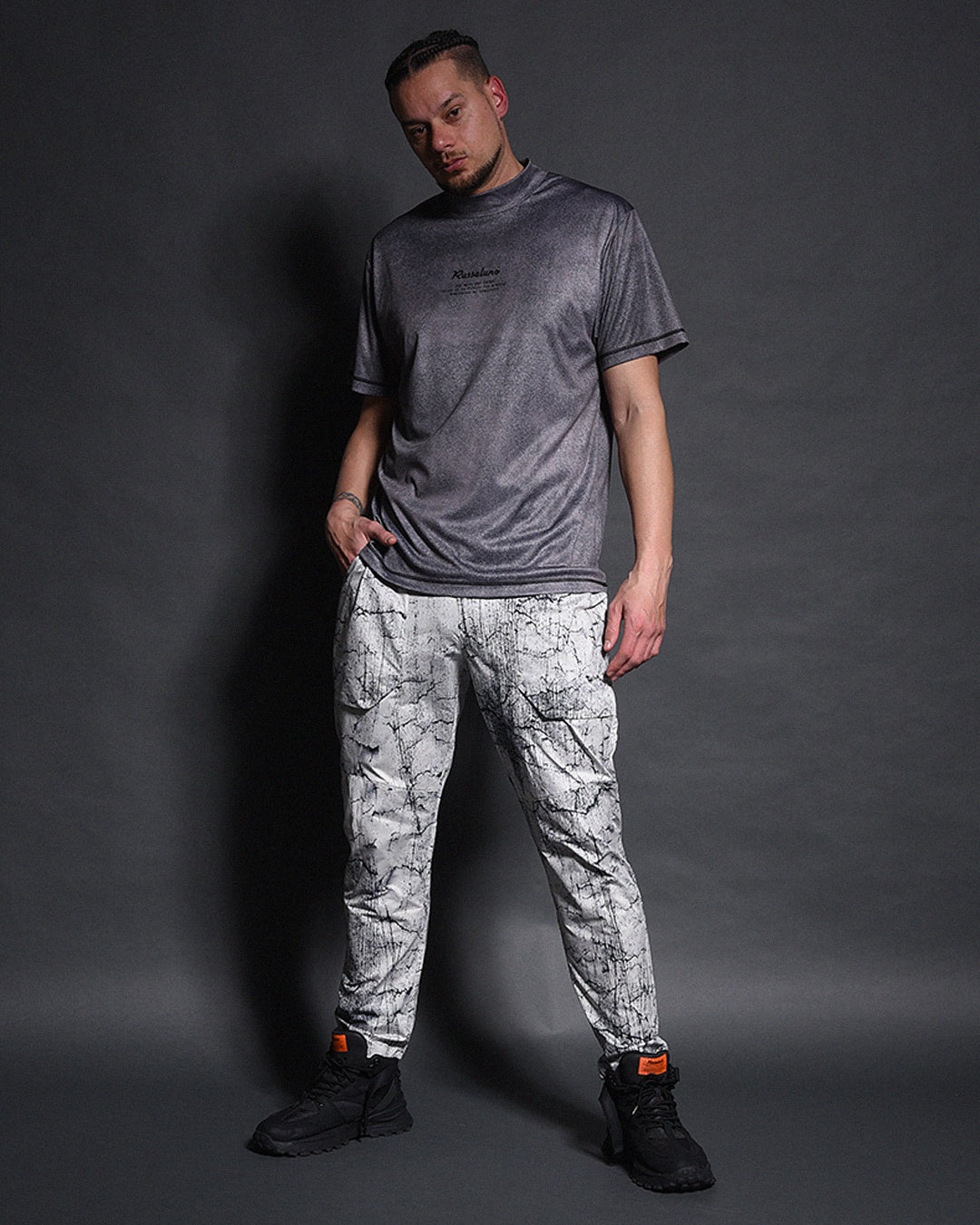 FADE S/S MOCKNECK TEE