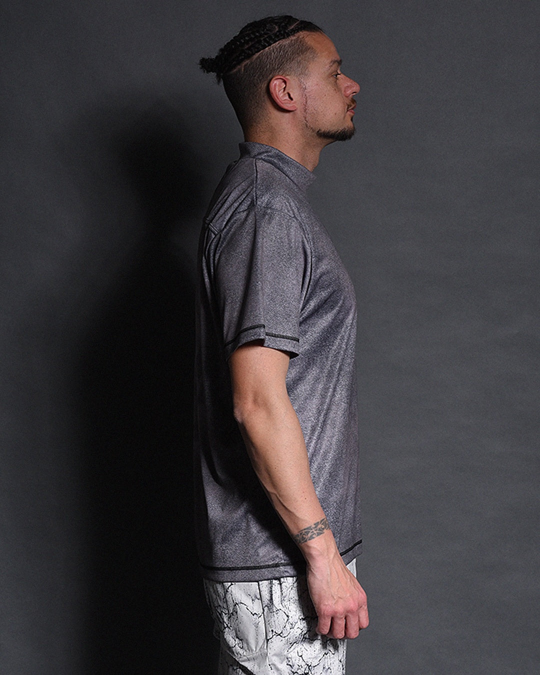 FADE S/S MOCKNECK TEE