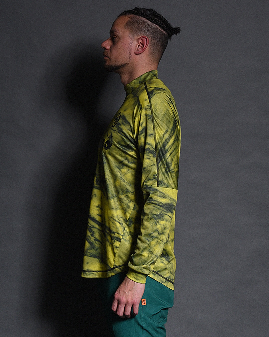 MARBLE L/S MOCKNECK TEE