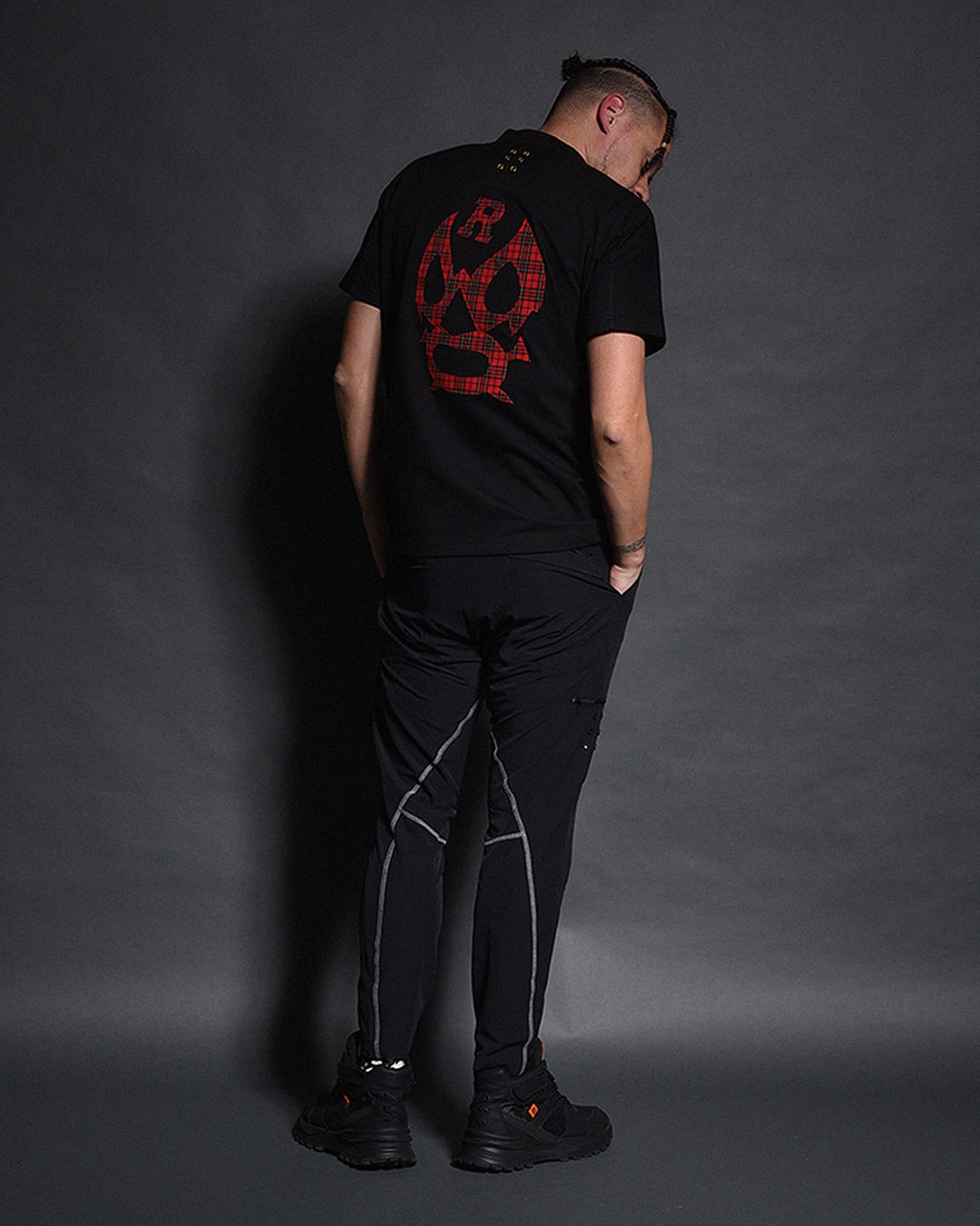 CHECK LUCHA S/S MOCKNECK TEE