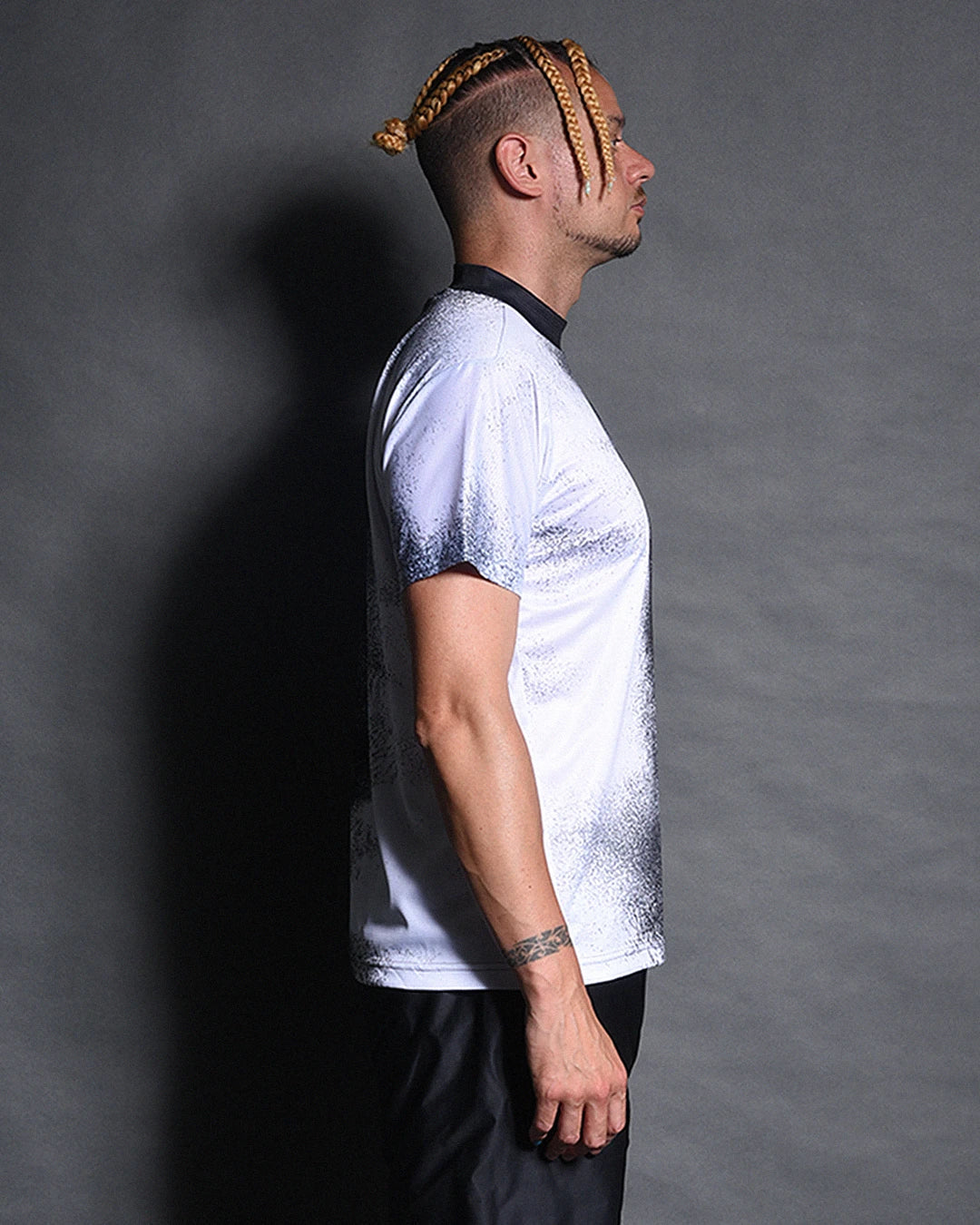 Fade Paint S/S Mockneck Tee