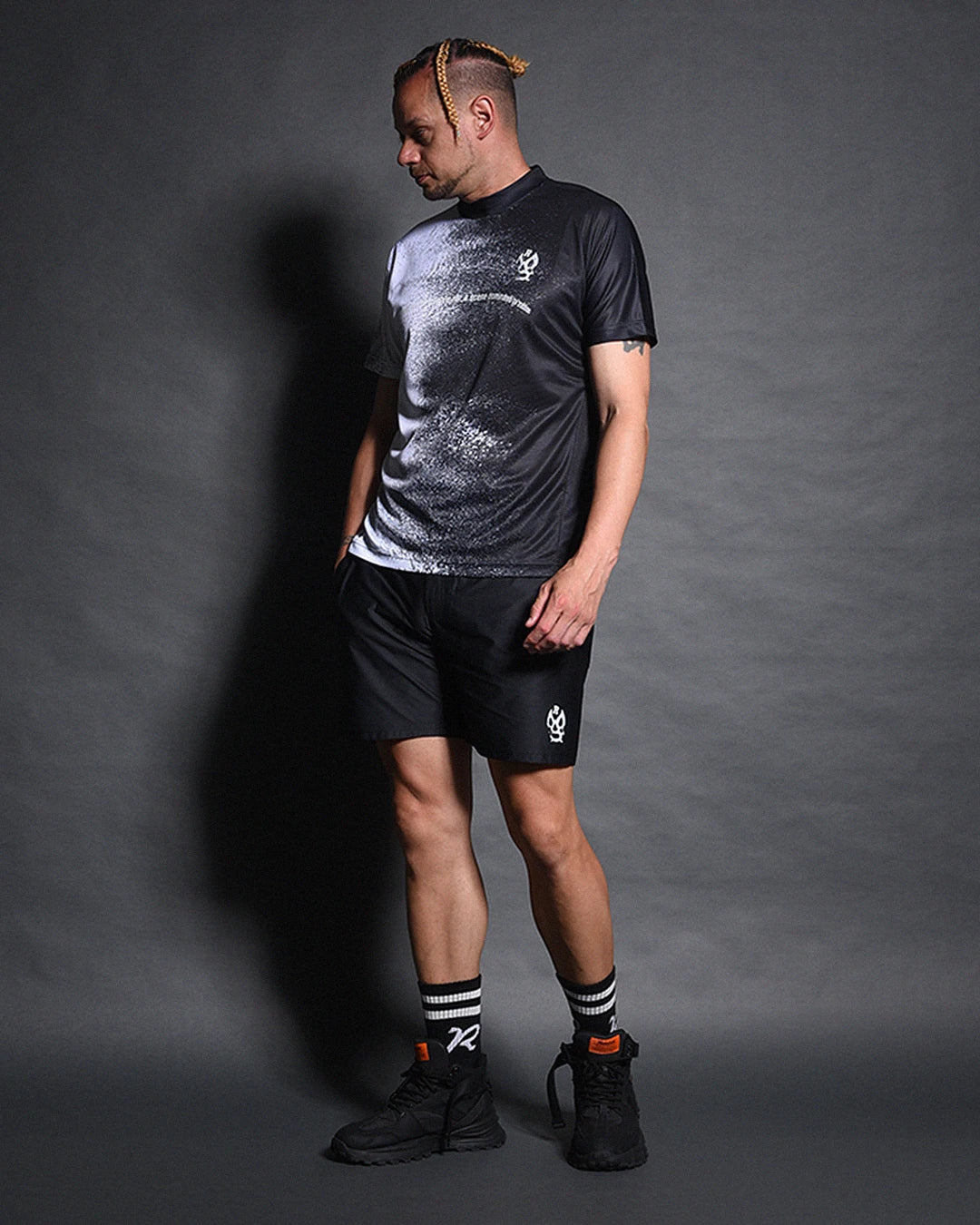 Fade Paint S/S Mockneck Tee