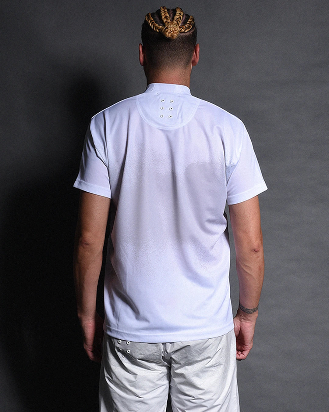 Gradation Paint S/S Mockneck Tee