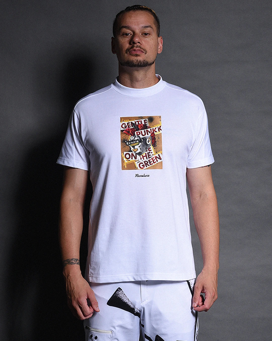 Gentle Punk S/S Mockneck Tee