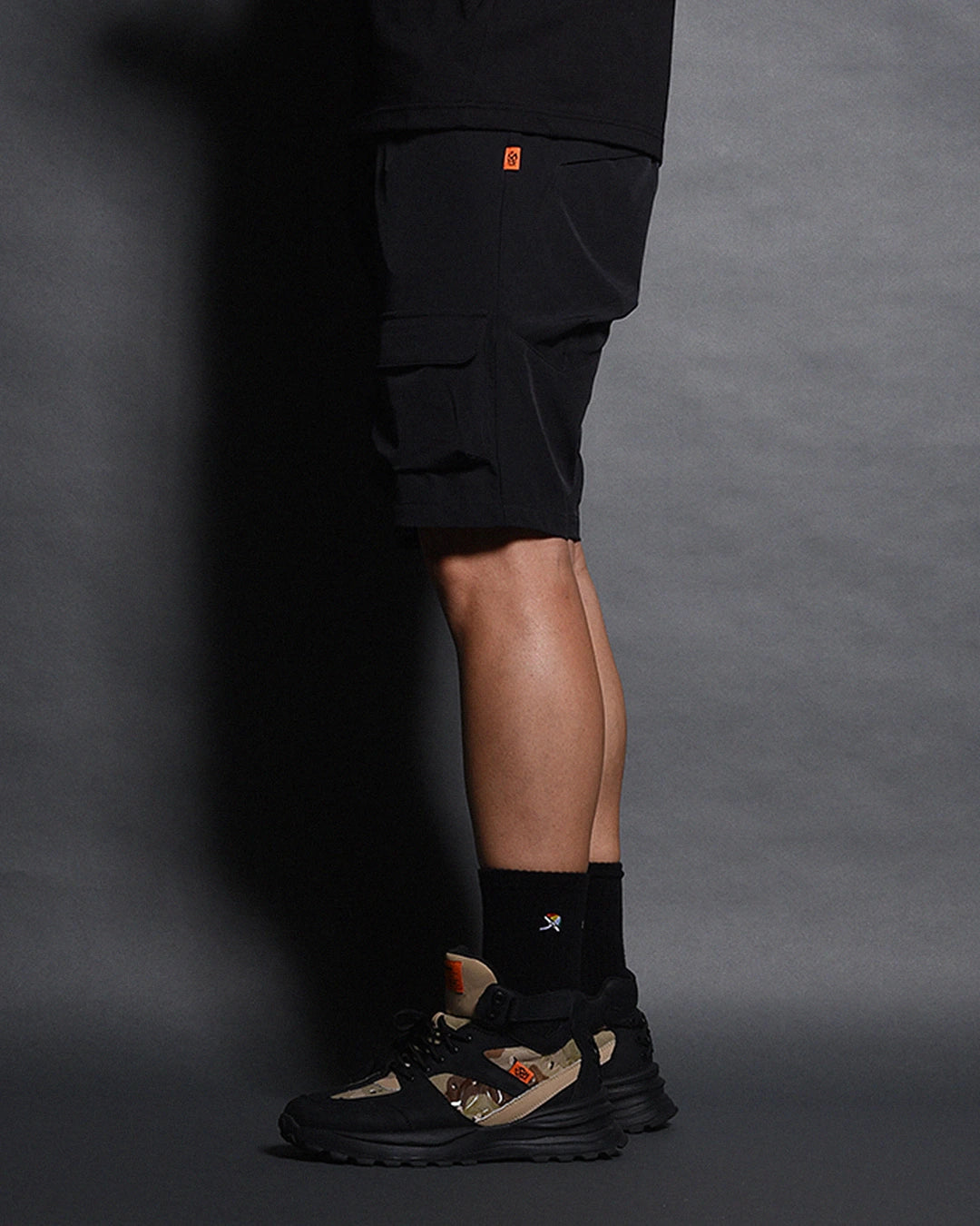 Solid Cargo Shorts