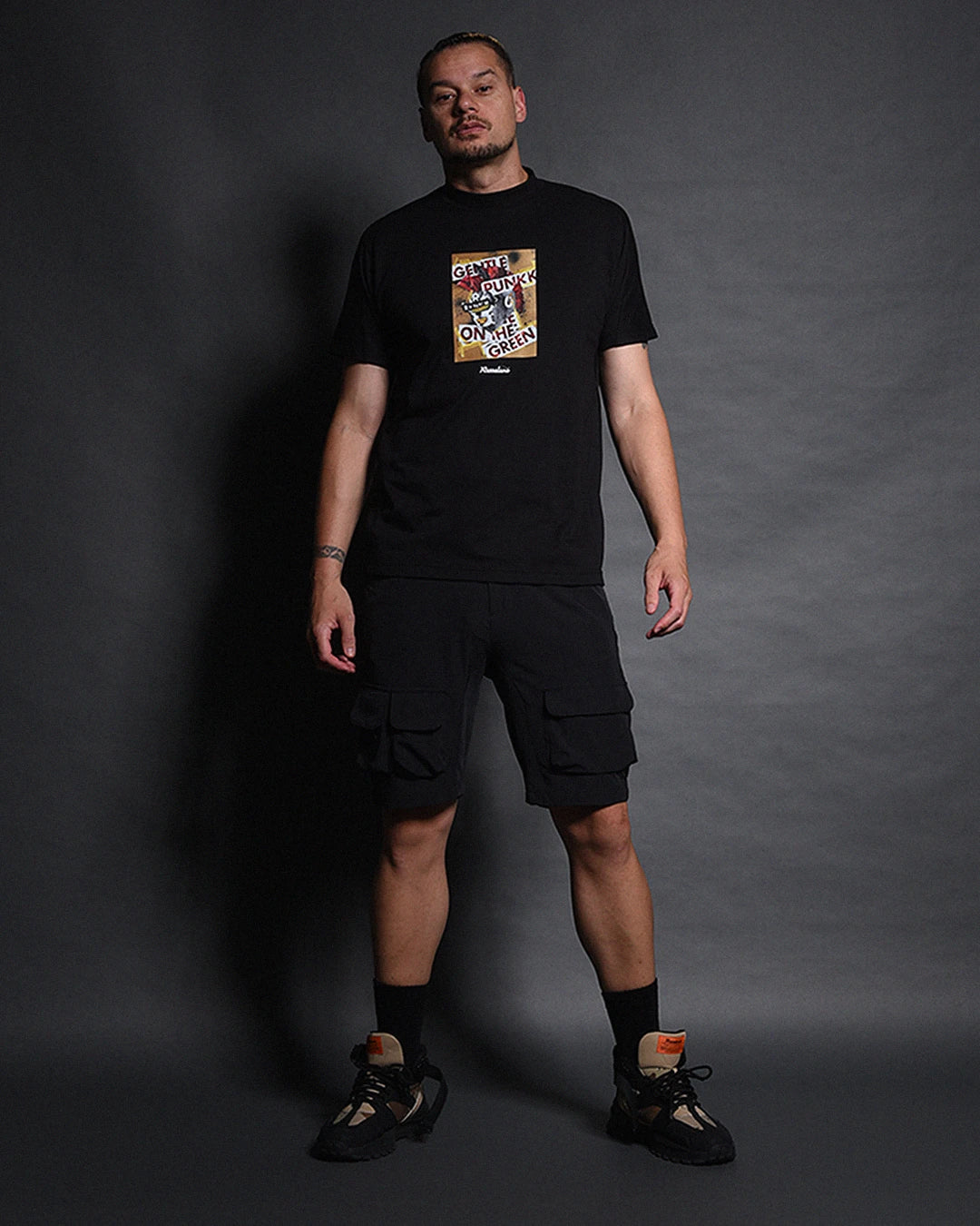 Solid Cargo Shorts