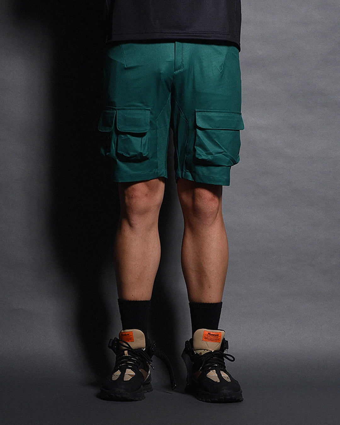 Solid Cargo Shorts