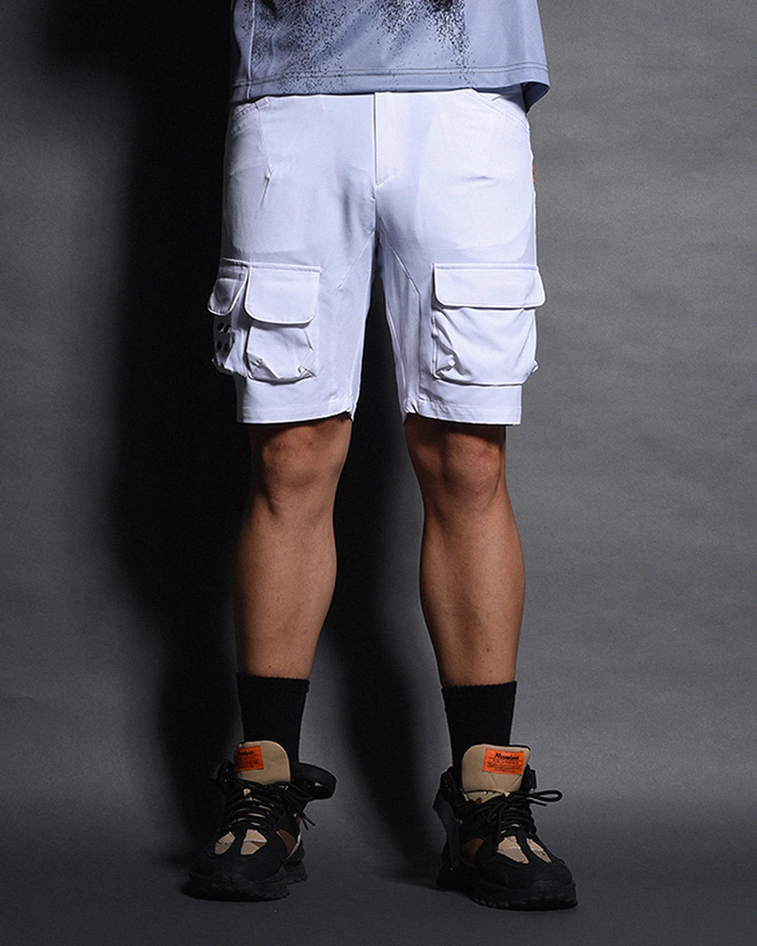 Solid Cargo Shorts
