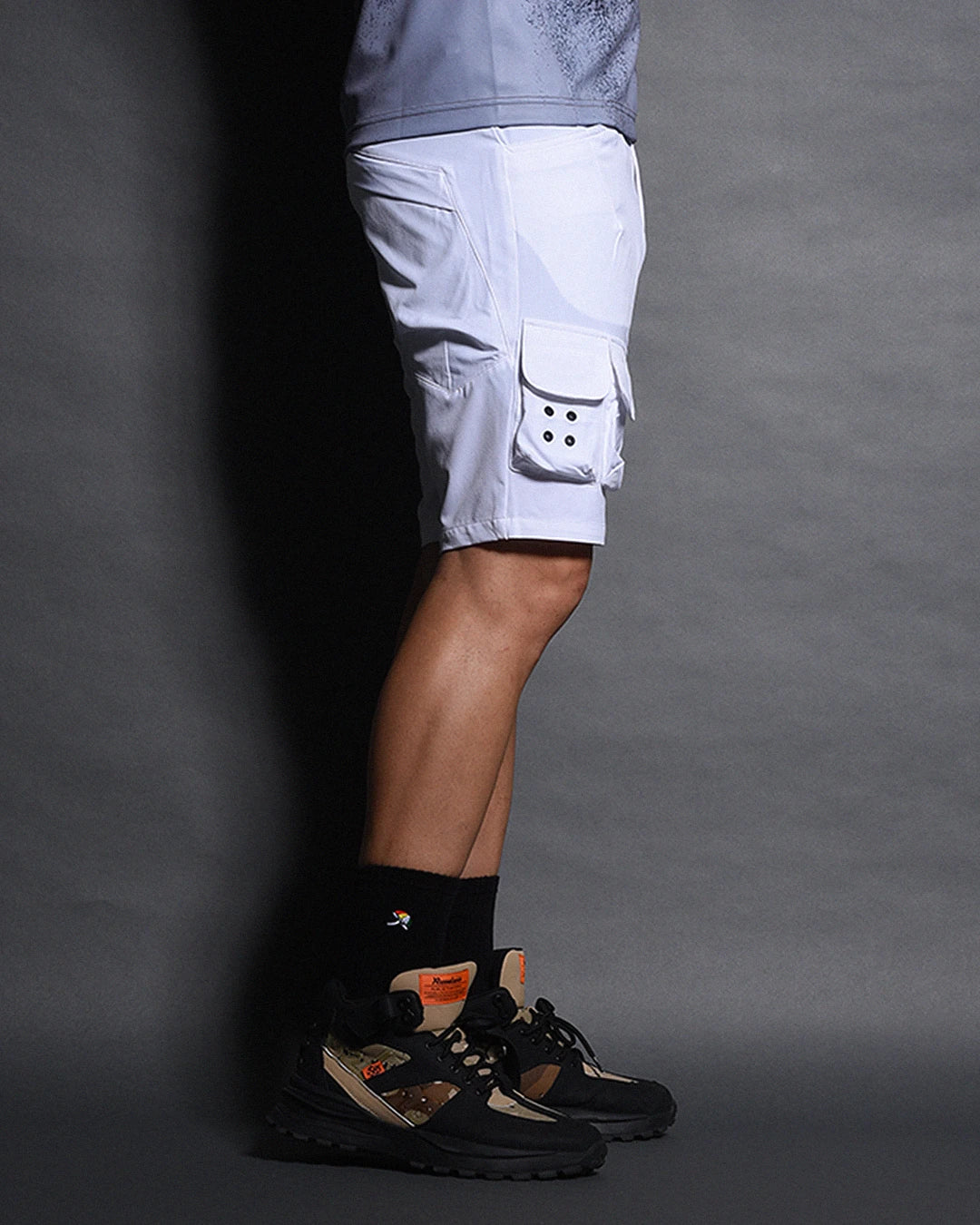 Solid Cargo Shorts