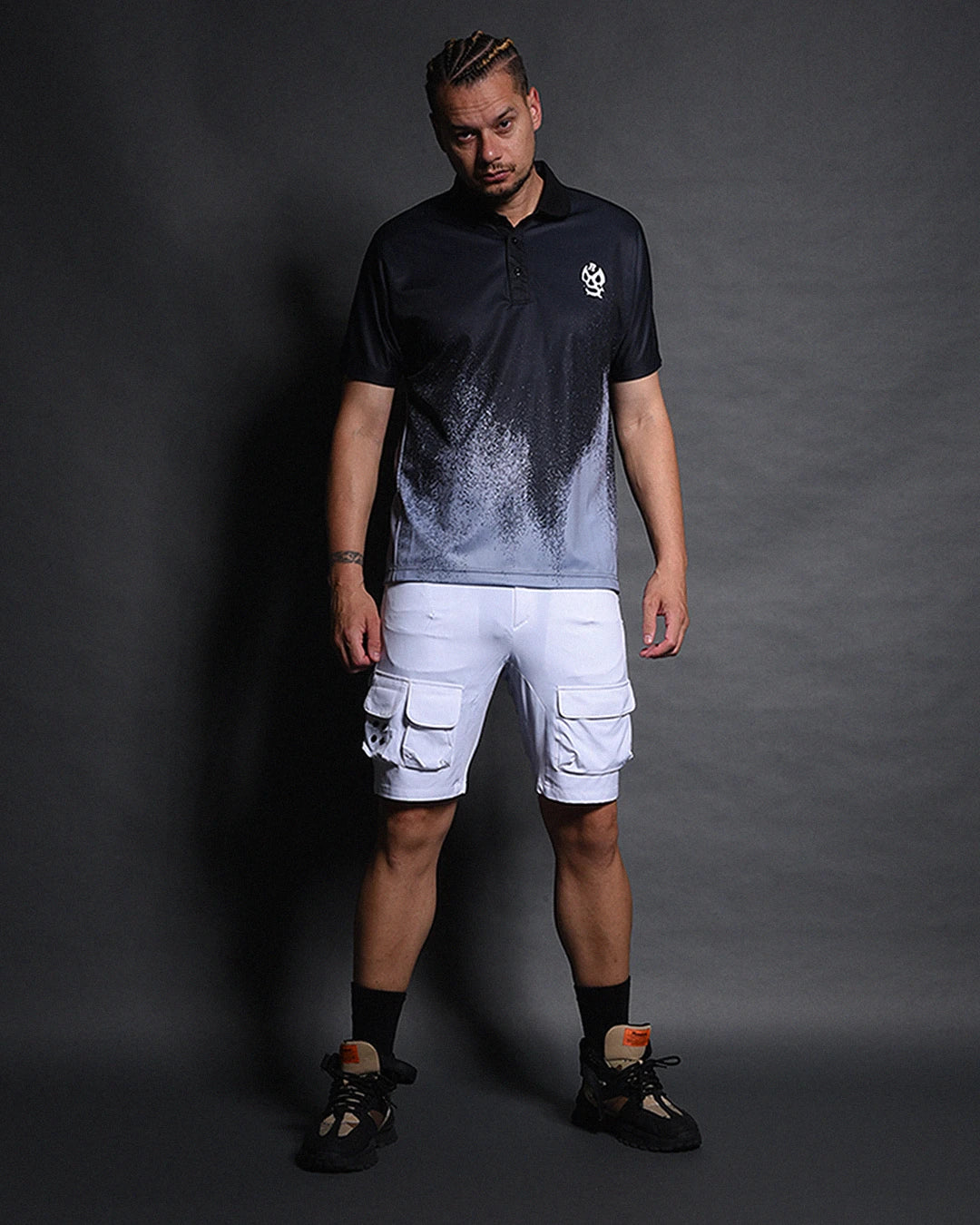 Solid Cargo Shorts
